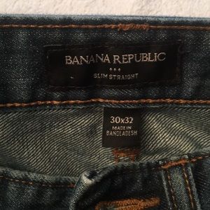 Banana Republic Slim Straight Jeans